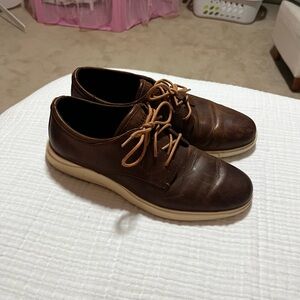 Cole Haan Brown Leather Oxfords